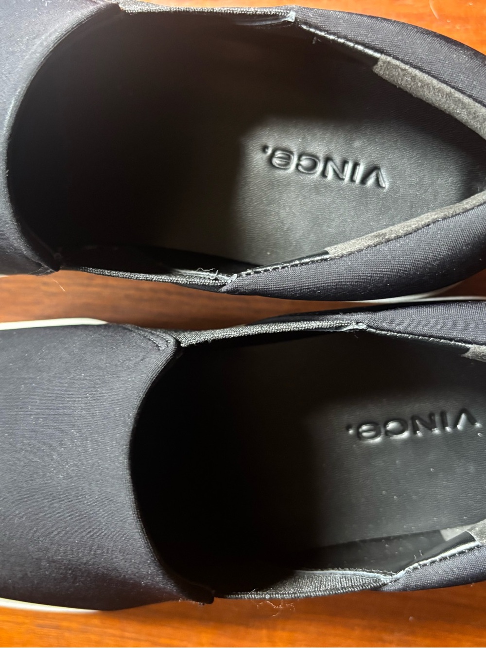 NWT VINCE warren sneaker in black - Picture 5 of 7